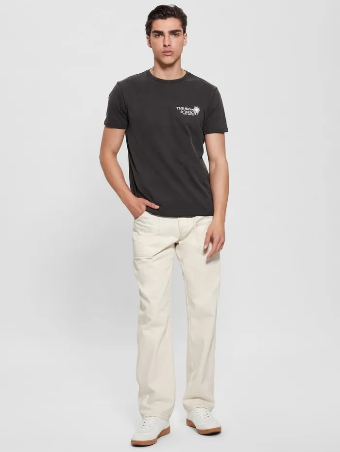 GUESS T Shirts and Tanks Eco Future Is Bright Tee Black 8211 Men