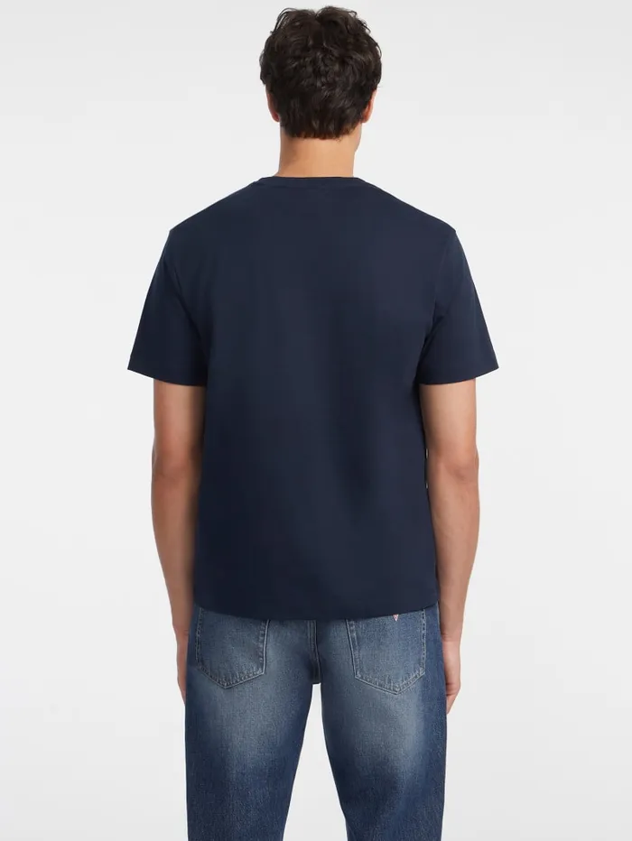 GUESS T Shirts and Tanks Mixed Chest Logo Tee Red 8211 Men