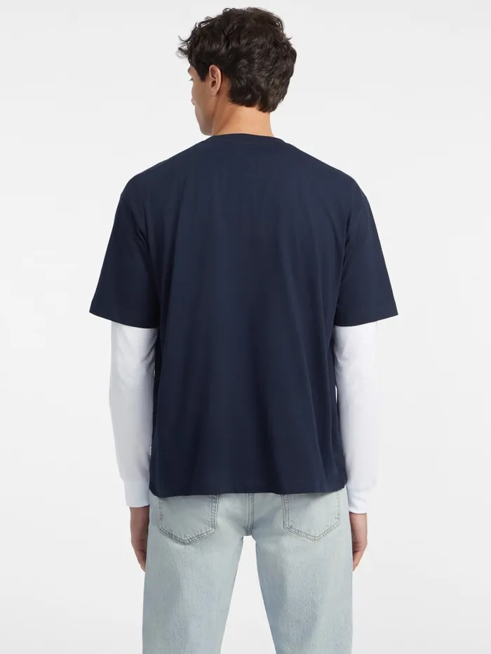 GUESS T Shirts and Tanks Mixed Logo Tee White 8211 Men