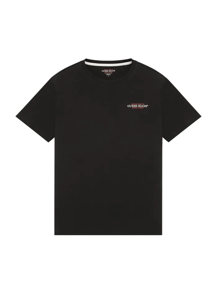 GUESS T Shirts and Tanks Slim American Tradition Tee Black 8211 Men