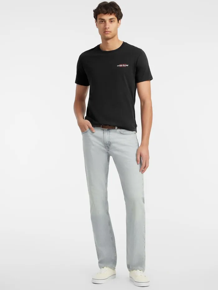 GUESS T Shirts and Tanks Slim American Tradition Tee Black 8211 Men