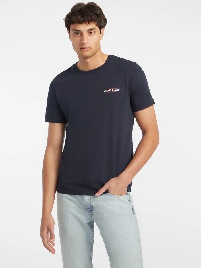 GUESS T Shirts and Tanks Slim American Tradition Tee Black 8211 Men