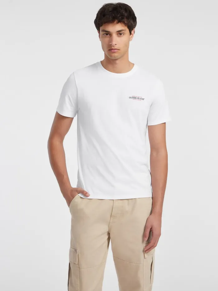 GUESS T Shirts and Tanks Slim American Tradition Tee Black 8211 Men
