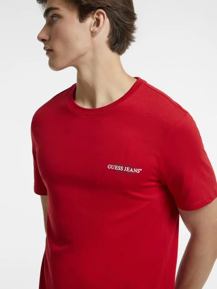 GUESS T Shirts and Tanks Slim American Tradition Tee Black 8211 Men