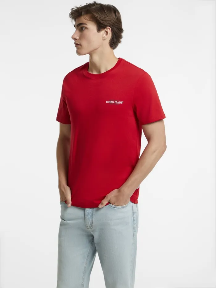 GUESS T Shirts and Tanks Slim American Tradition Tee Black 8211 Men