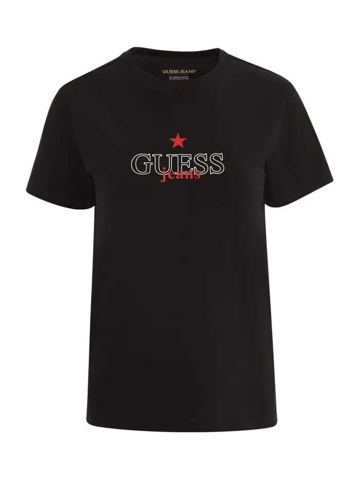 GUESS Tops Classic Star Tee Green 8211 Women