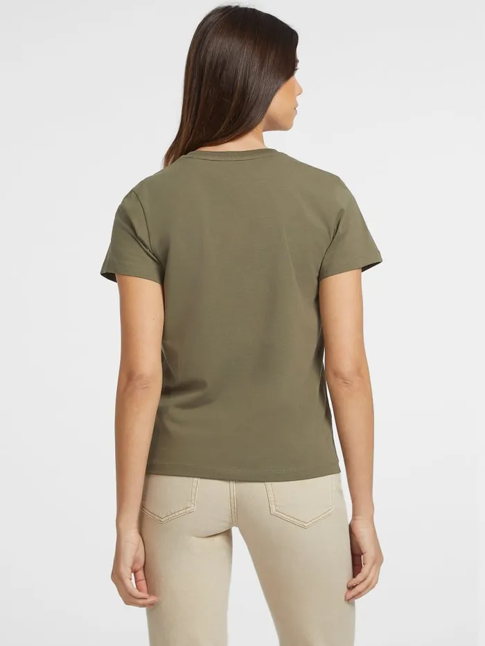 GUESS Tops Classic Star Tee Green 8211 Women