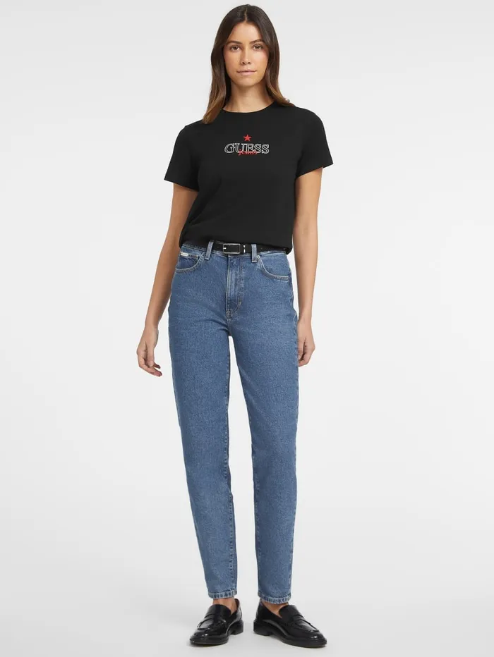 GUESS Tops Classic Star Tee Green 8211 Women