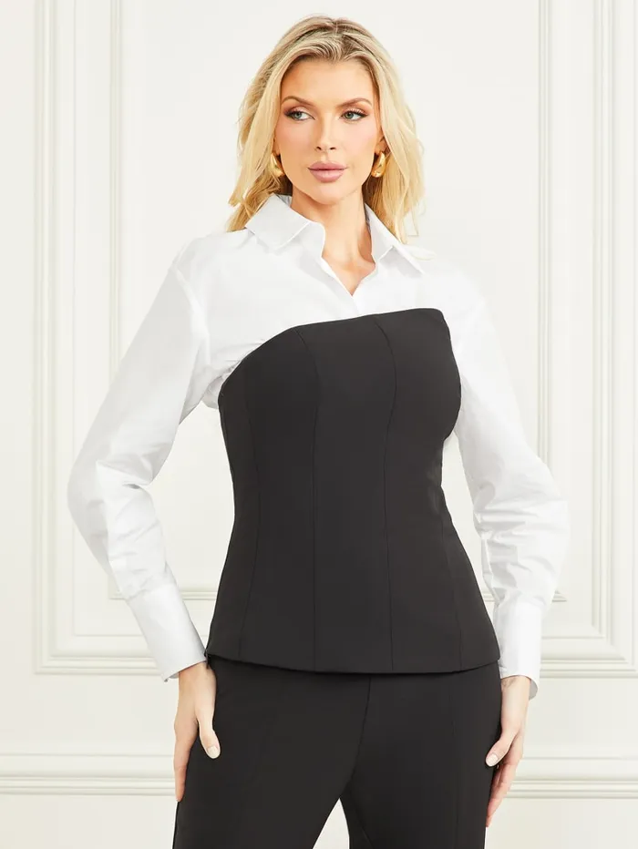 GUESS Tops Dallas Corset Top Black 8211 Women