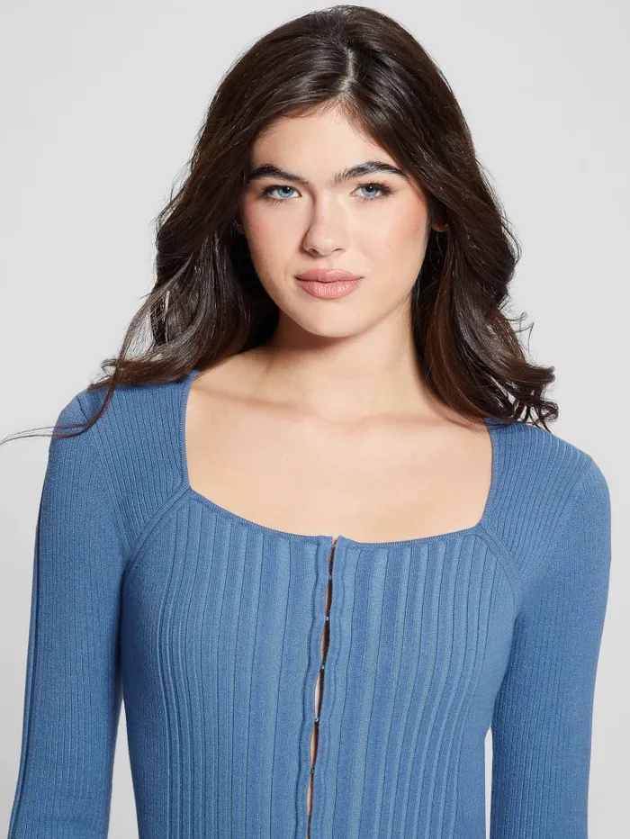 GUESS Tops Eco Allie Cardigan Green 8211 Women