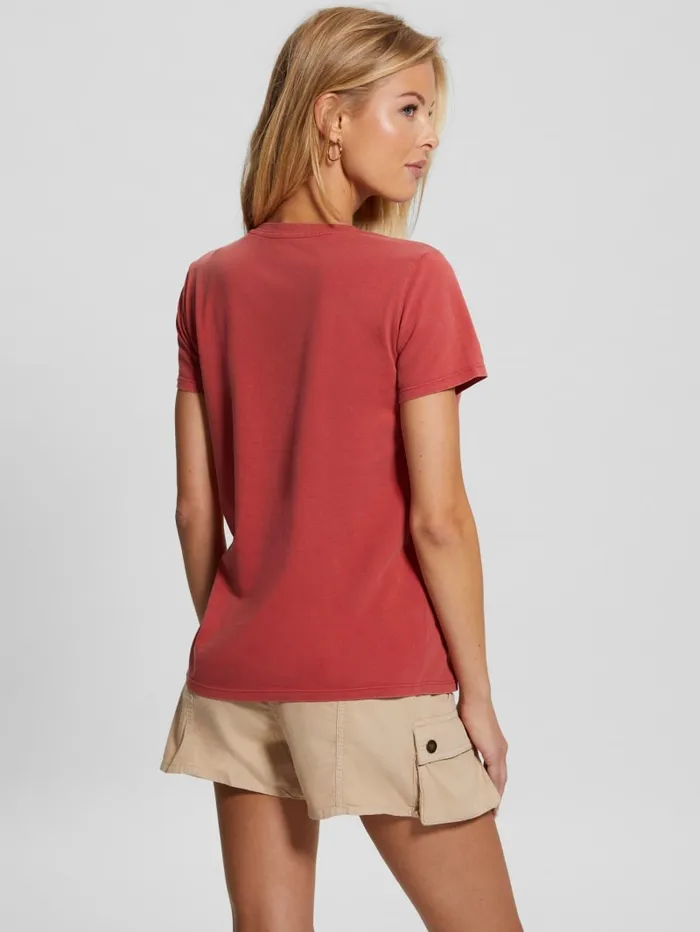 GUESS Tops Eco Wild Roses Easy Tee Red 8211 Women