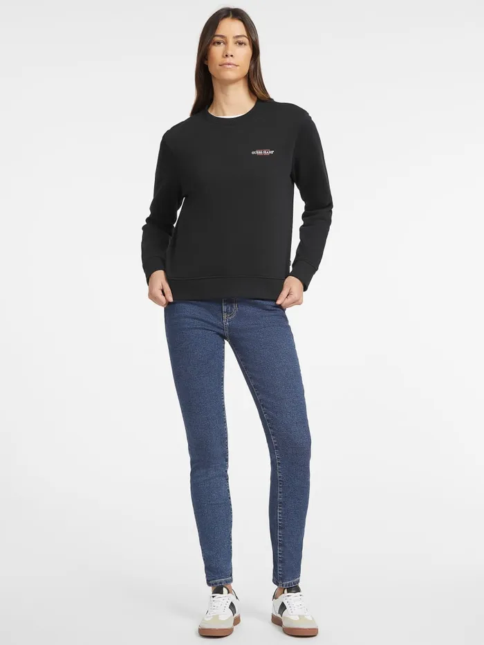 GUESS Tops Mini American Tradition Sweatshirt Black 8211 Women