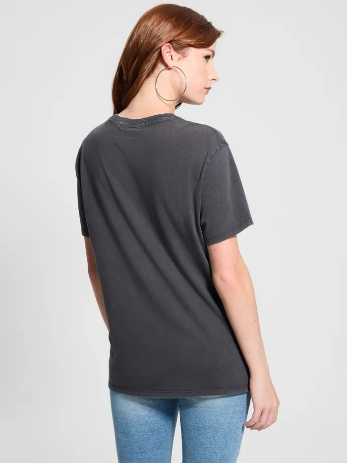 GUESS Tops Rise 2 Fame Graphic Tee Black 8211 Women