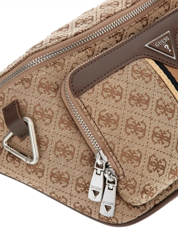 GUESS Wallets and Bags Milano Large Bum Bag Black 8211 Men