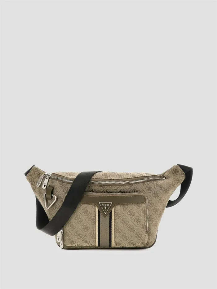 GUESS Wallets and Bags Milano Large Bum Bag Black 8211 Men