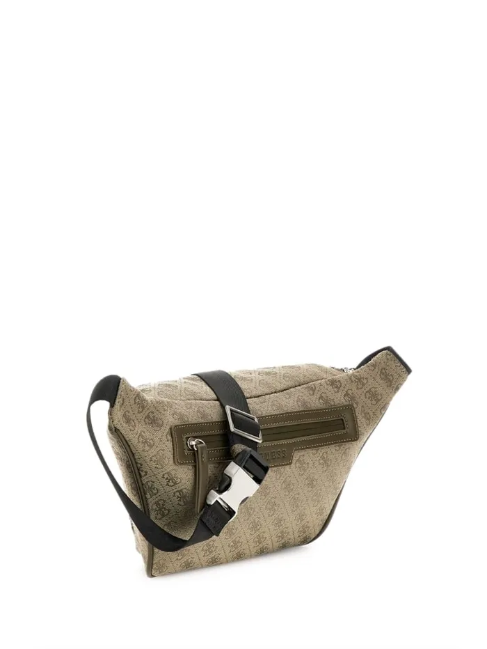 GUESS Wallets and Bags Milano Large Bum Bag Black 8211 Men