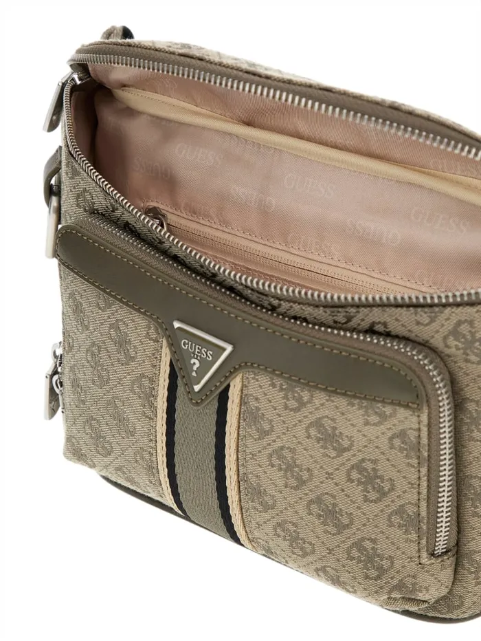 GUESS Wallets and Bags Milano Large Bum Bag Black 8211 Men