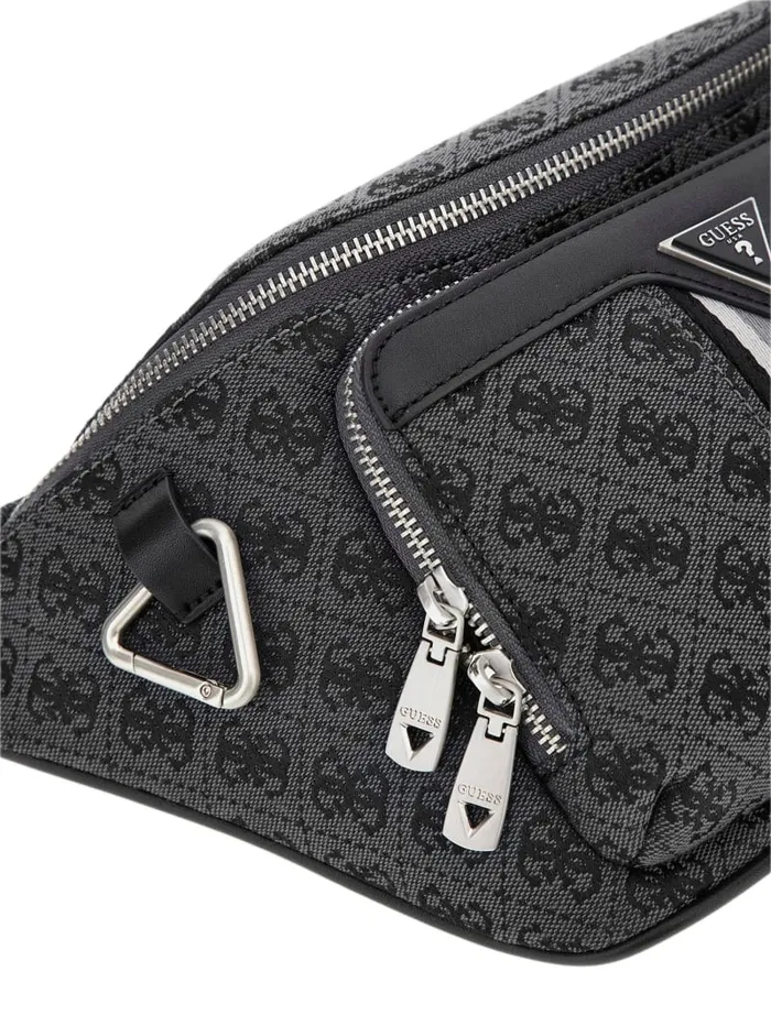 GUESS Wallets and Bags Milano Large Bum Bag Black 8211 Men