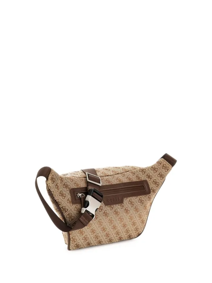 GUESS Wallets and Bags Milano Large Bum Bag Black 8211 Men