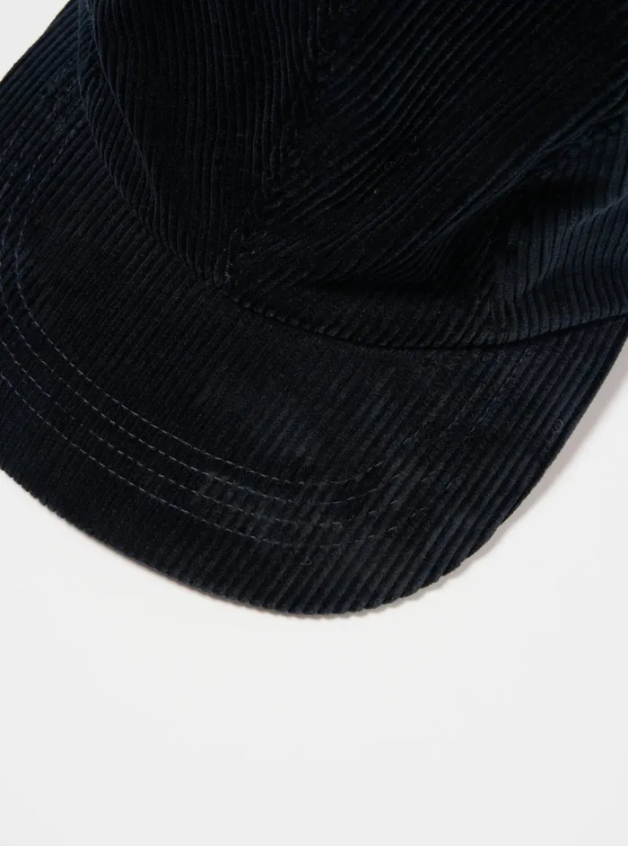 Hats Men Universal Works Cableami 9w Cap In Navy Corduroy