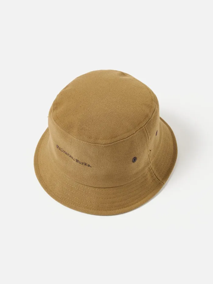 Hats Men Universal Works Universal Works Lewis Hat In Khaki Canvas