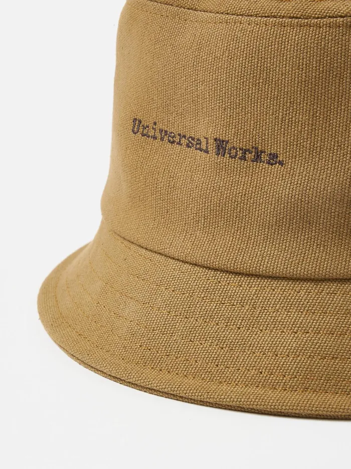 Hats Men Universal Works Universal Works Lewis Hat In Khaki Canvas
