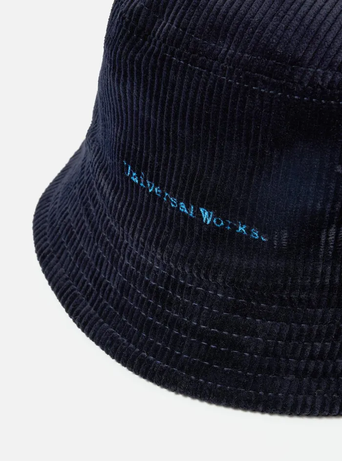 Hats Men Universal Works Universal Works Lewis Hat In Navy Brisbane Cord
