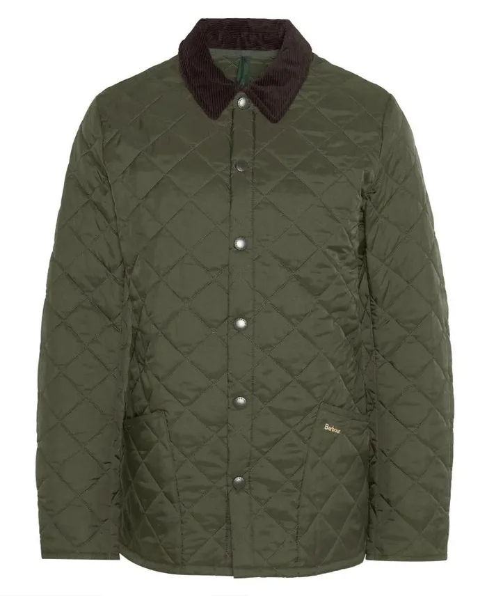 Heritage Liddesdale Quilted Jacket Black Men Barbour Quilted Jackets