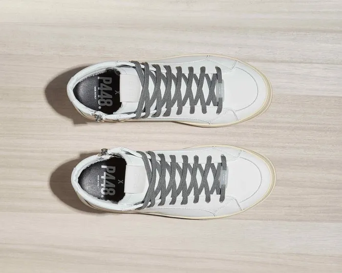 High Tops Men P448 Skate Recycled White
