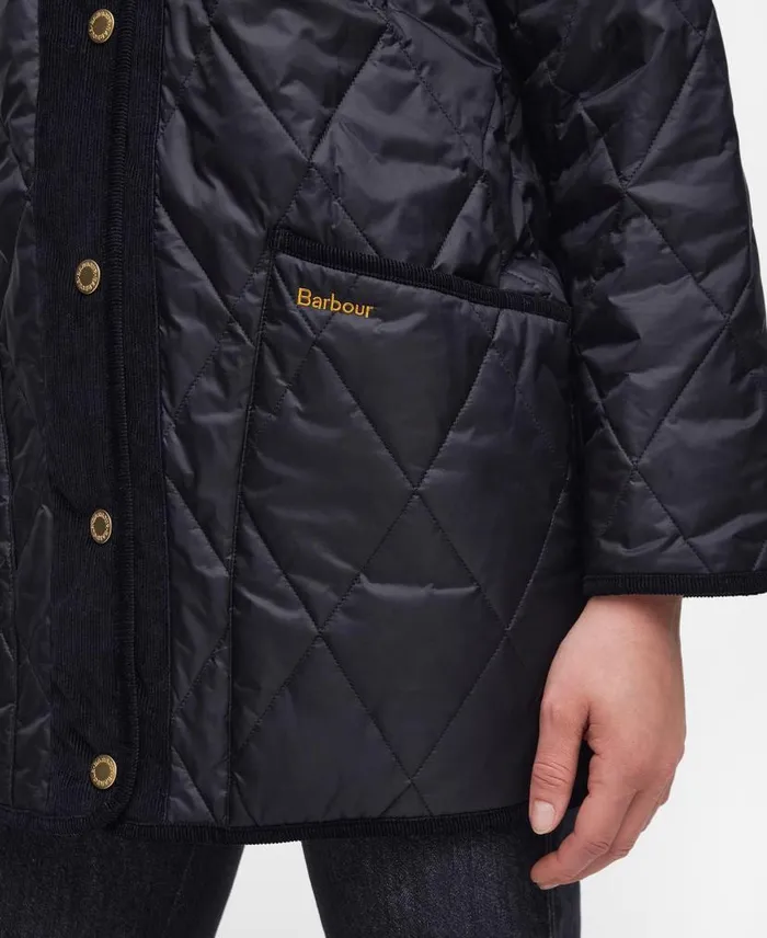 Highcliffe Quilted Jacket Classic Black Women Barbour Quilted Jackets