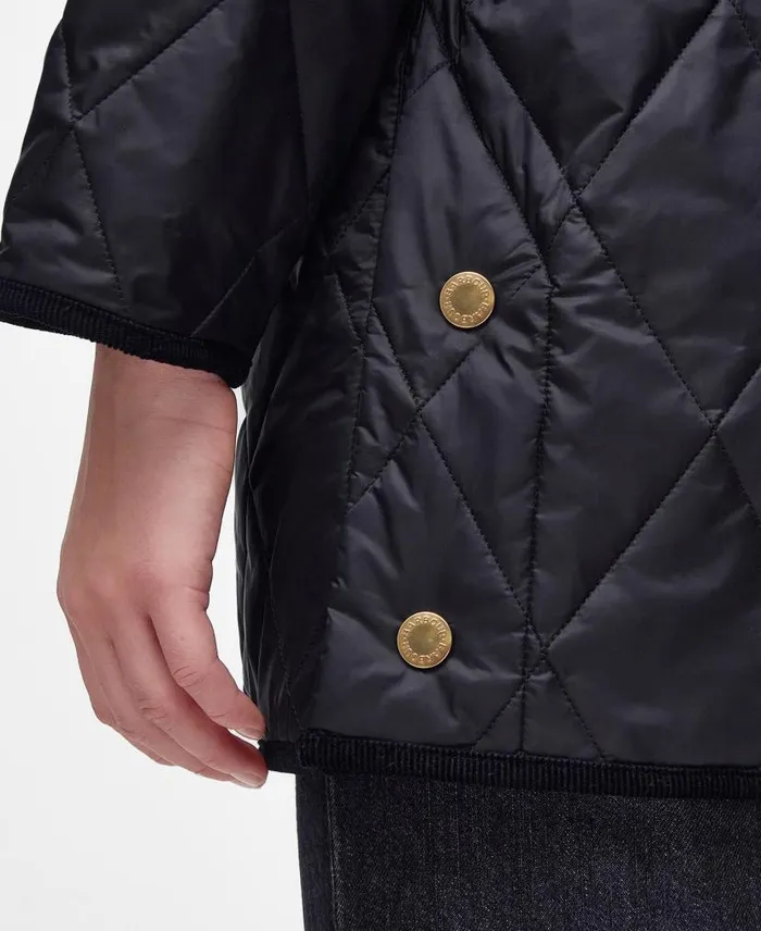Highcliffe Quilted Jacket Classic Black Women Barbour Quilted Jackets