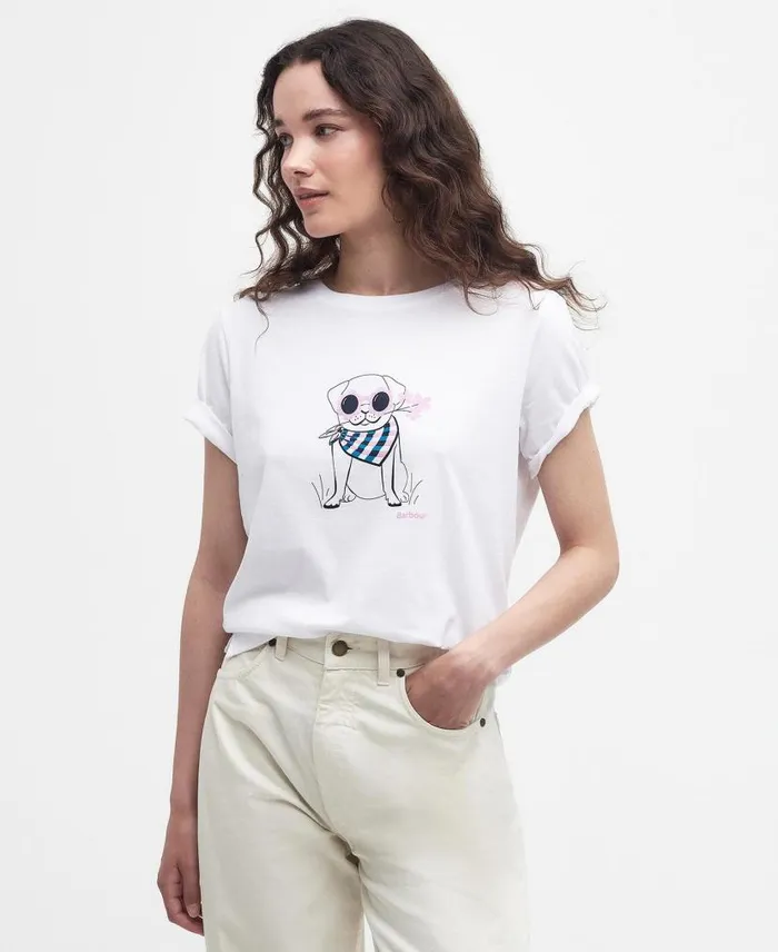 Honeywell TShirt Classic White Women Barbour TShirts