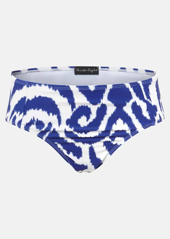 Ikat Tankini Brief Blueivory Women Phase Eight Swimwear