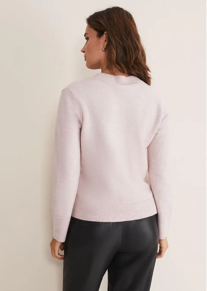 Ima Cosy Cardigan Soft Pink Women Phase Eight Knitwear