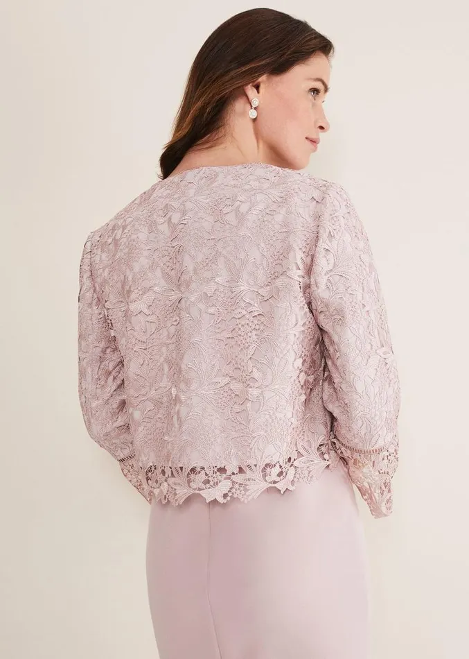 Isabella Lace Jacket Antique Rose Women Phase Eight Jackets