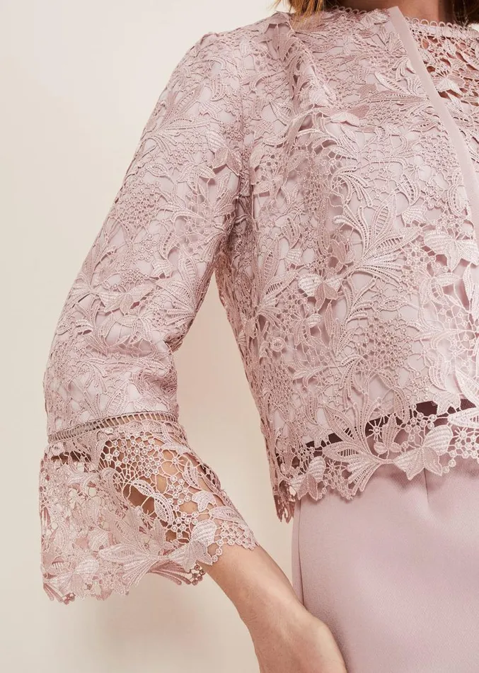 Isabella Lace Jacket Antique Rose Women Phase Eight Jackets