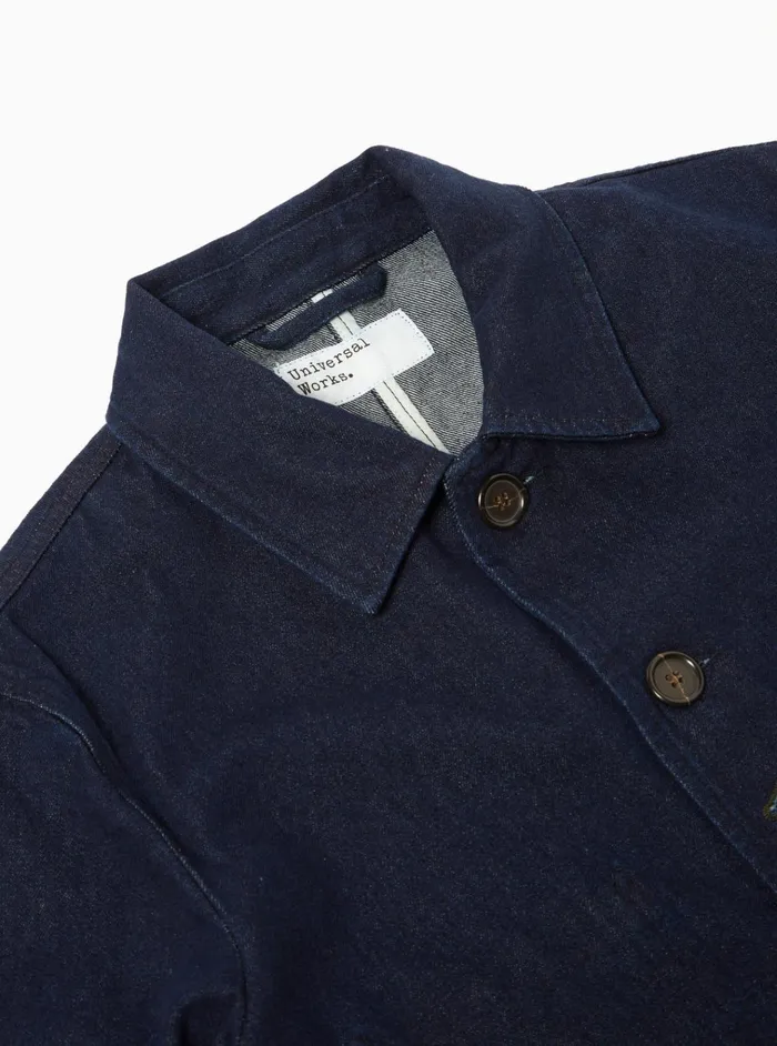 Jackets Men Universal Works Universal Works Bakers Jacket In 11oz Indigo Denim