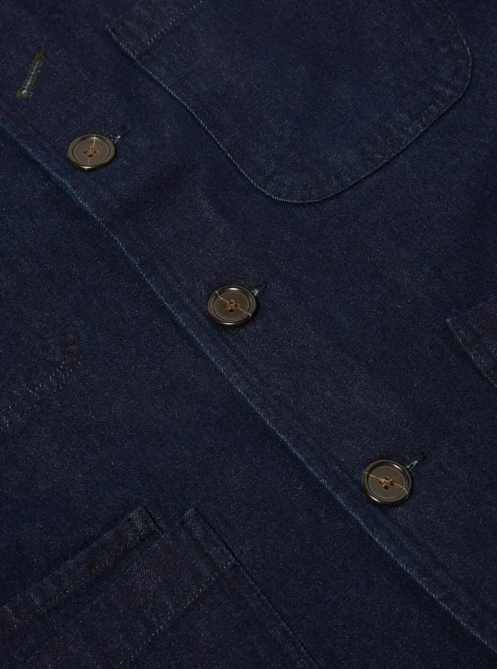 Jackets Men Universal Works Universal Works Bakers Jacket In 11oz Indigo Denim