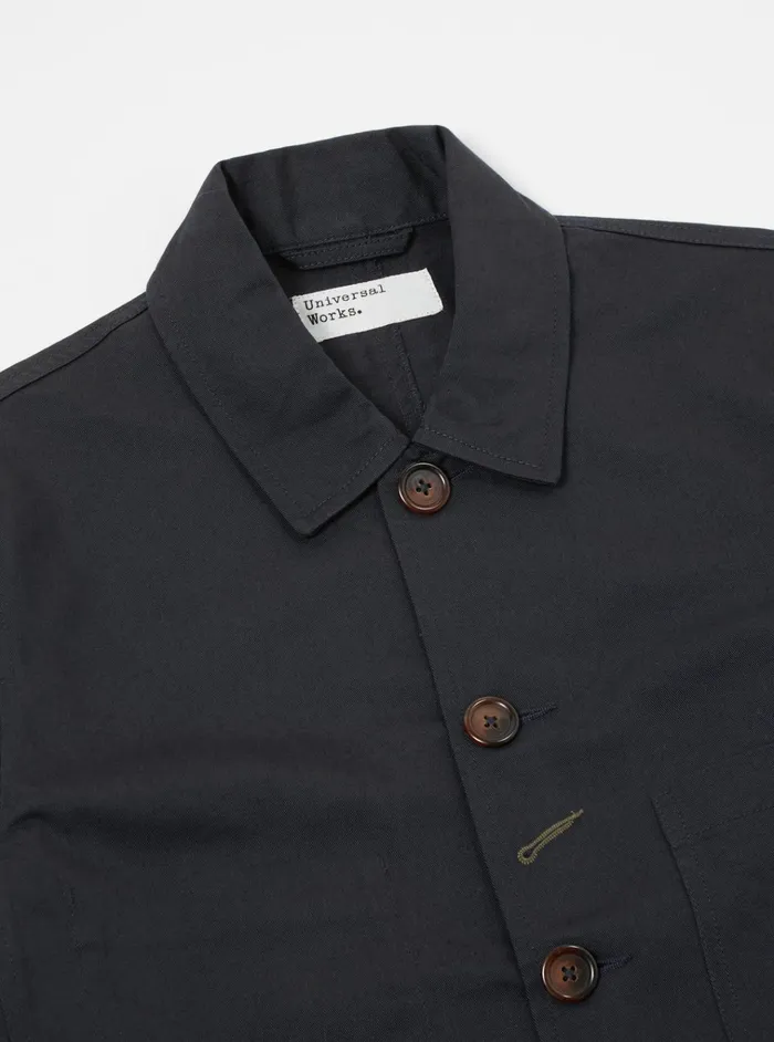 Jackets Men Universal Works Universal Works Bakers Jacket In Black Twill