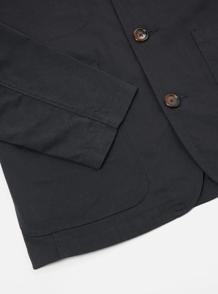 Jackets Men Universal Works Universal Works Bakers Jacket In Black Twill