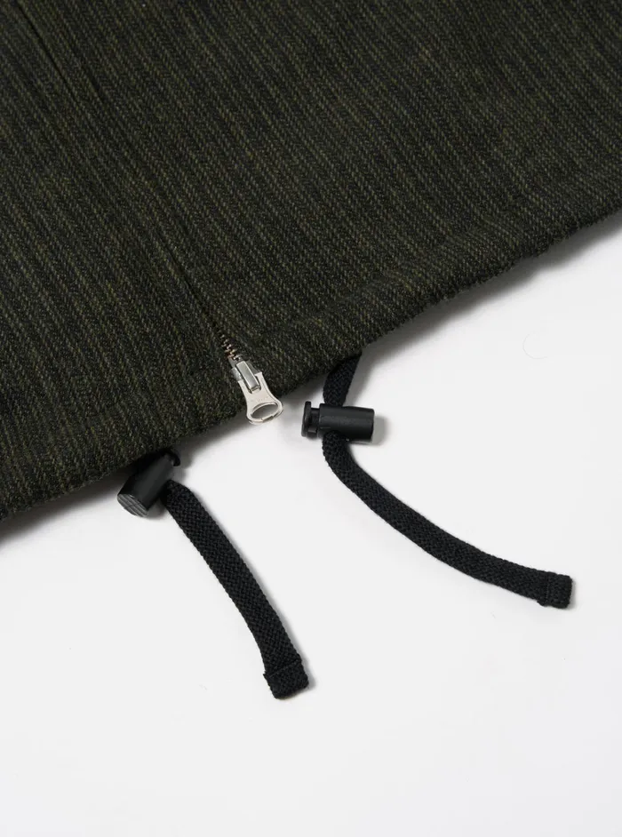 Jackets Men Universal Works Universal Works Fistral Ii Jacket In BlackOlive Stripe Wool Mix