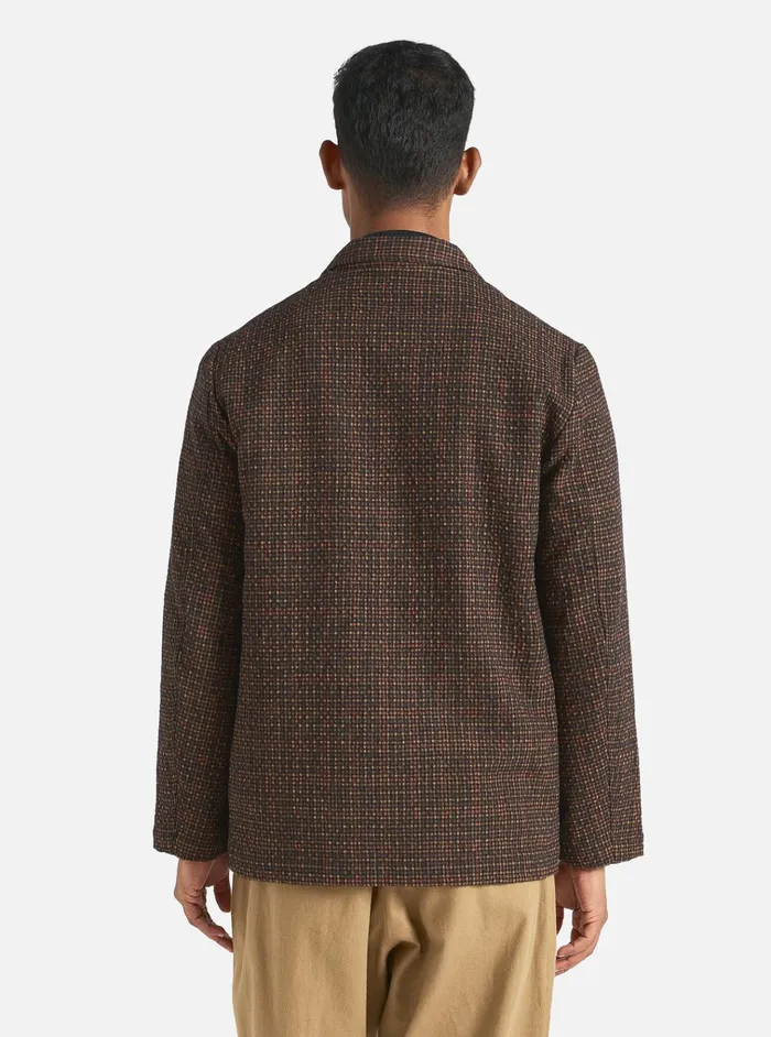 Jackets Men Universal Works Universal Works Three Button Jacket In BlackOlive Albuquerque Check