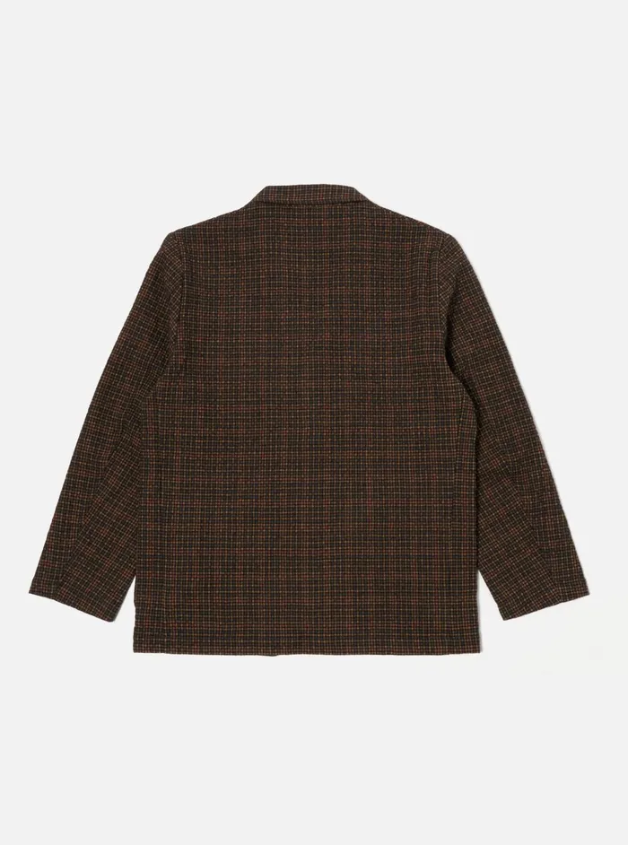 Jackets Men Universal Works Universal Works Three Button Jacket In BlackOlive Albuquerque Check