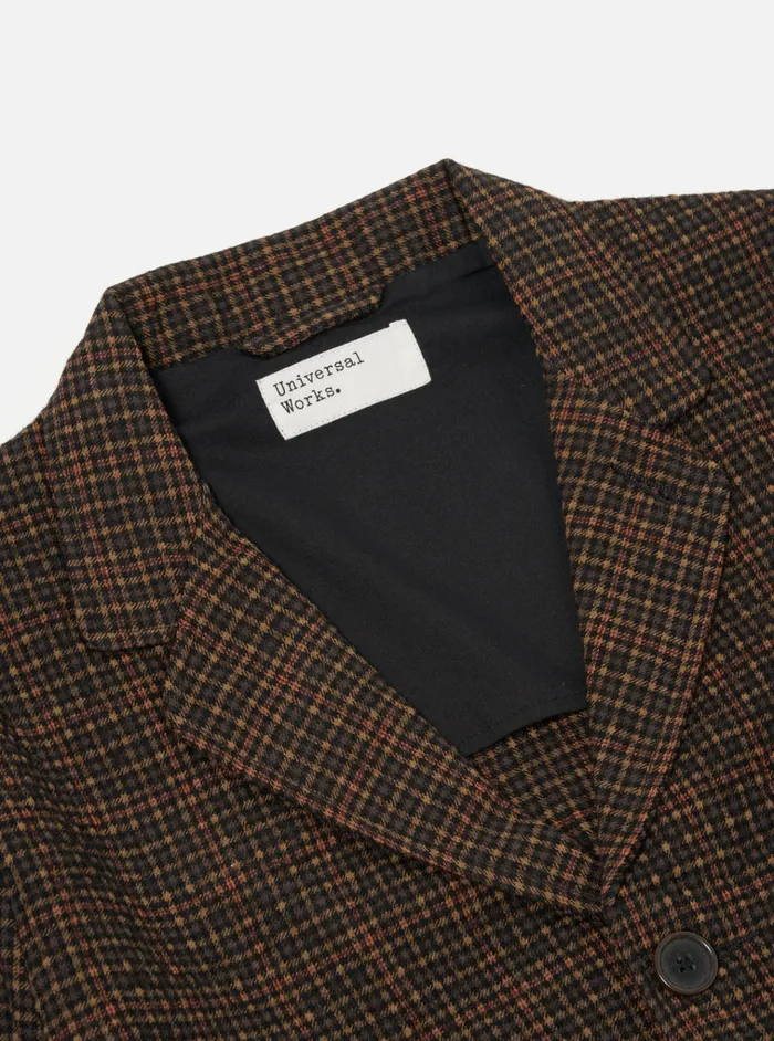 Jackets Men Universal Works Universal Works Three Button Jacket In BlackOlive Albuquerque Check