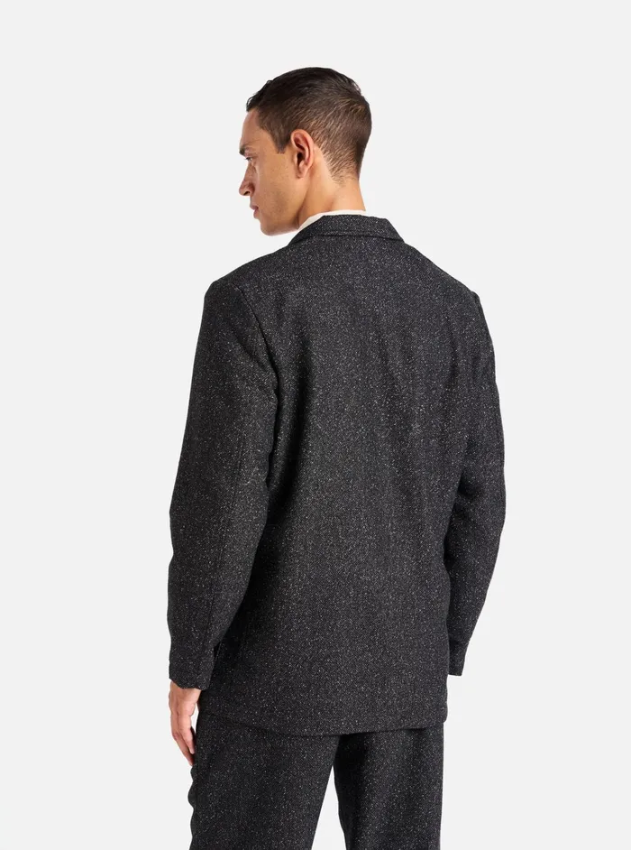 Jackets Men Universal Works Universal Works Two Button Jacket In Black Levisham Wool Mix
