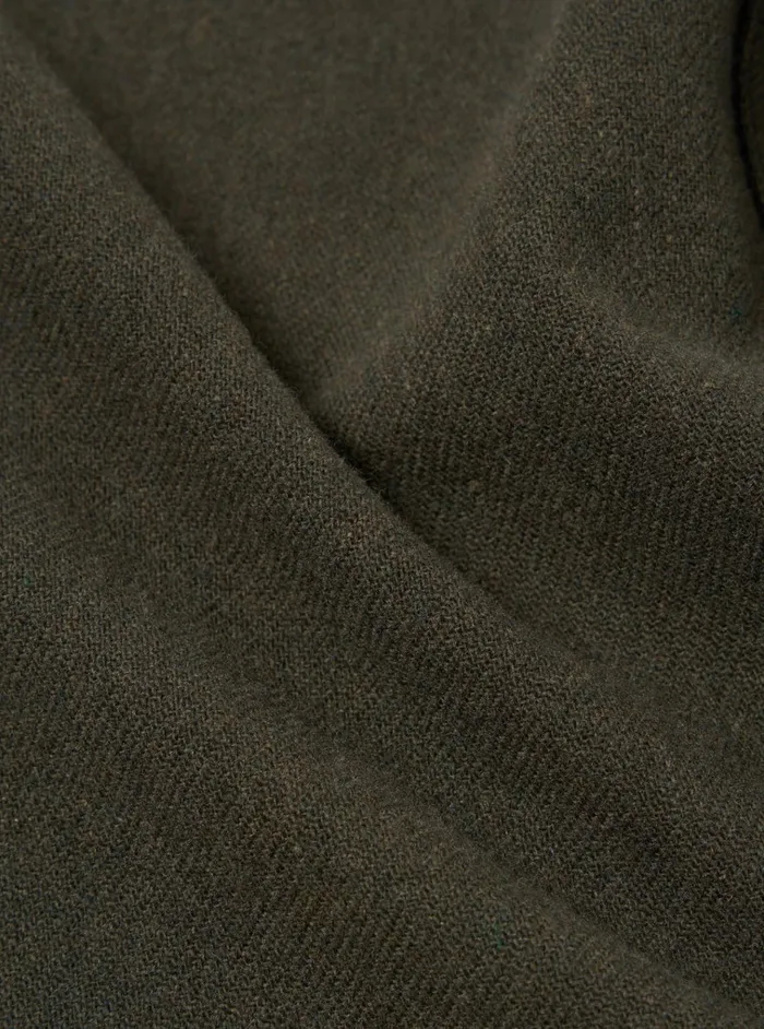 Jackets Men Universal Works Universal Works Utility Jacket In Olive Recycled Soft Wool