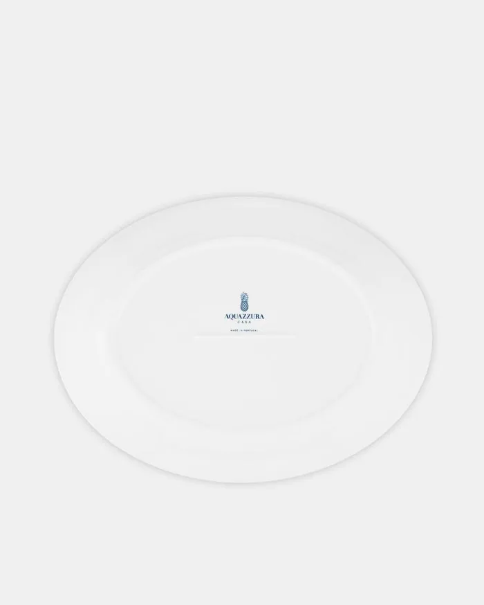 Jaipur Oval Platter Blue Women Aquazzura Dinnerware Jaipur Oval Platter Blue Women Aquazzura Dinnerware