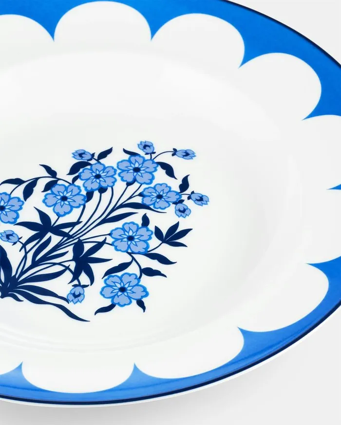 Jaipur Soup Plate Blue Women Aquazzura Dinnerware Jaipur Soup Plate Blue Women Aquazzura Dinnerware
