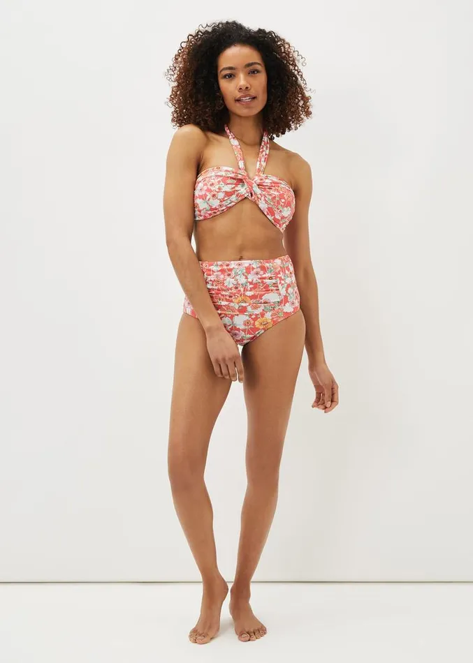 Jasmin Floral Bikini Top Red Women Phase Eight Swimwear