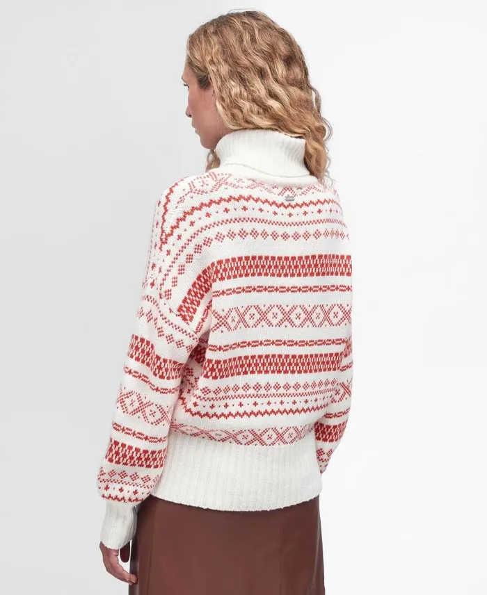 Jeanne Knitted Jumper Aran Women Barbour Jumpers